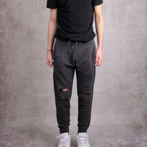 Zara | Pants | Zara Ripped Jogger 
